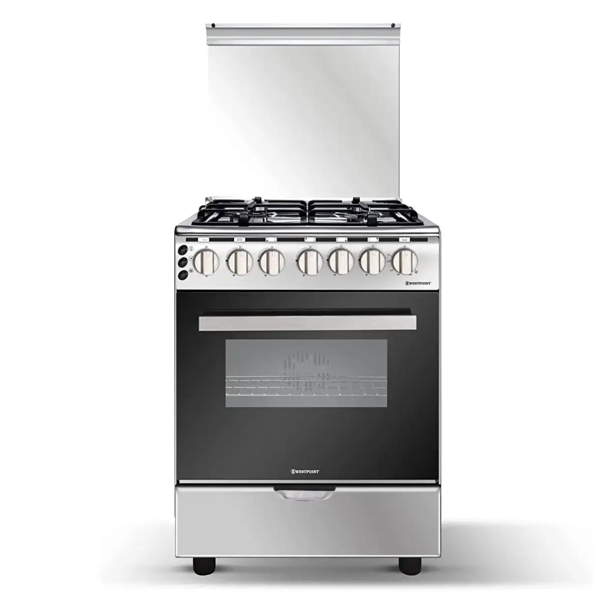 Westpoint Freestanding 4-Burner Gas Cooker W/Oven, WCE-6640HDFS (83 x 60 x 60 cm)