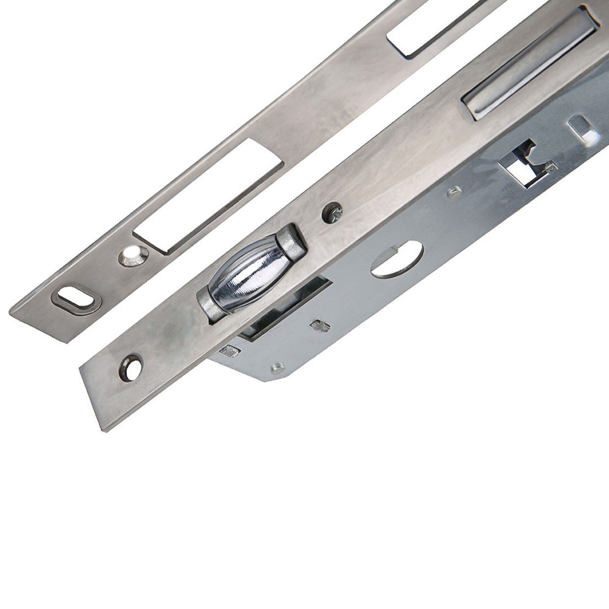 Yale Narrow Style Lock-Roller Door Lock (22 mm, silver)