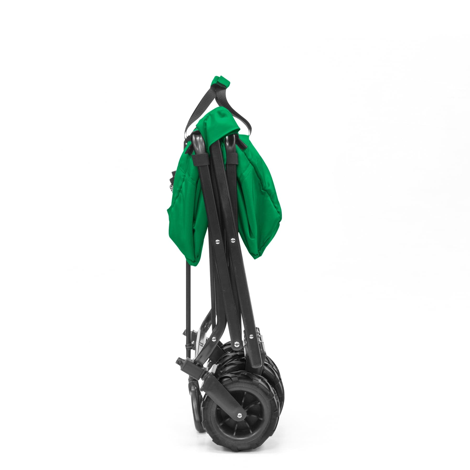 Creative Polyester & Steel Outdoor Folding Wagon (111.76 x 50.17 x 48.26 cm, Green)
