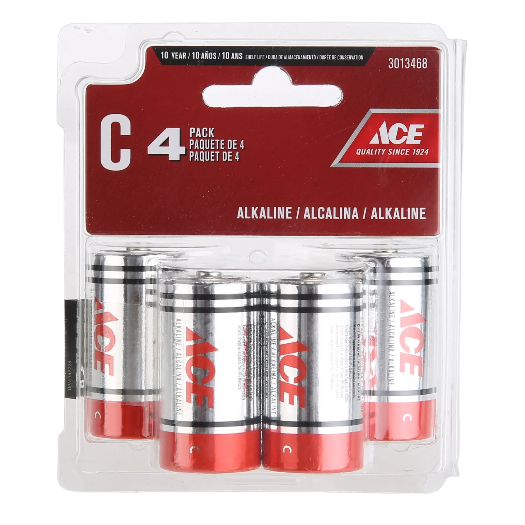 ACE C Alkaline Battery Pack (4 Pc., 1.5 V)
