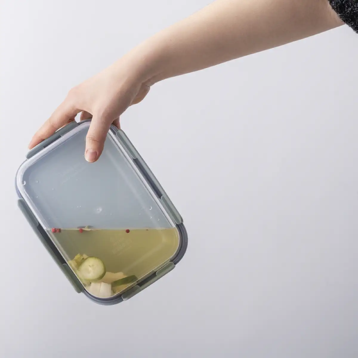 Lock & Lock Classic Plus Plastic Rectangle Food Container (Mint, 2.8 L)
