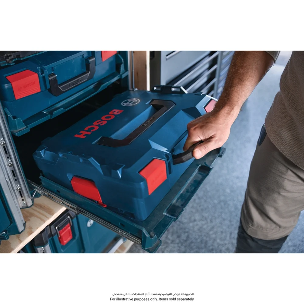 Bosch PRO 2-Rack L-BOXX Contractor Carrying Case System (55.9 x 43.2 x 47.6 cm)