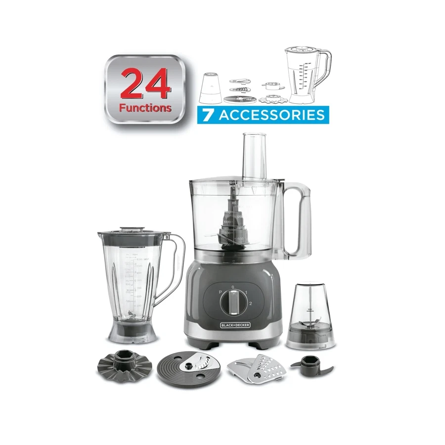 Black + Decker Multi-Function Food Processor, FX830G-B5 (800 W)