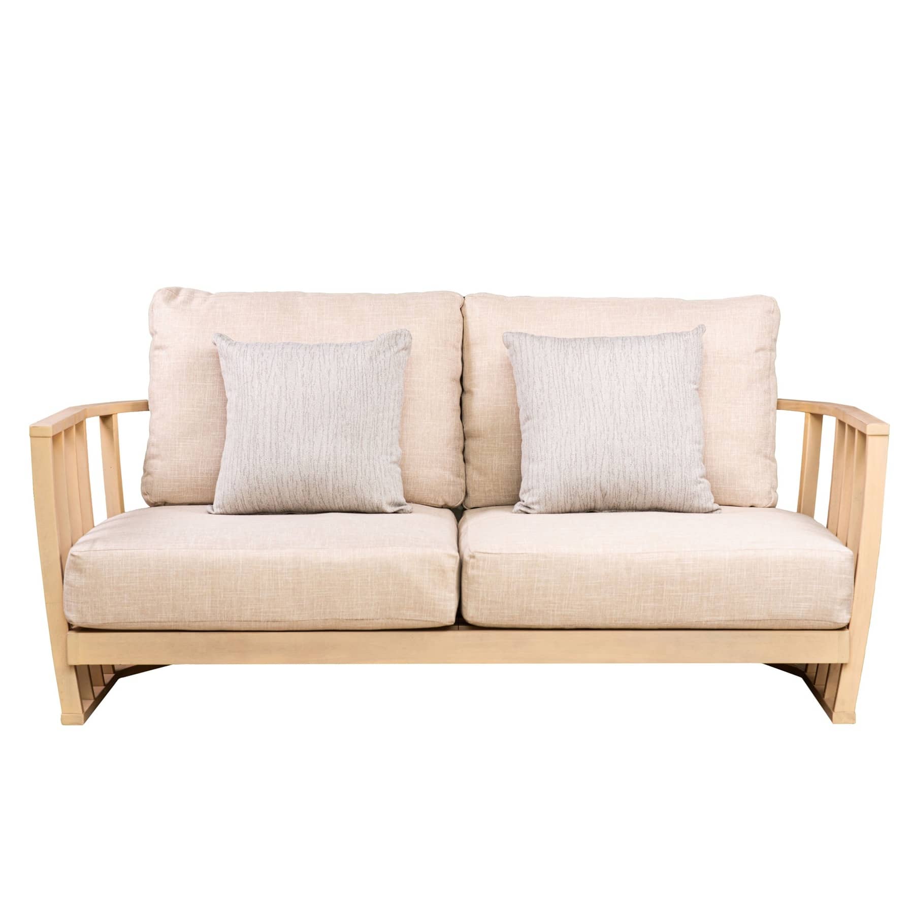 Westland 2-Seater Acacia Wood Sofa Living Accent (184.4 x 91.1 x 65 cm)
