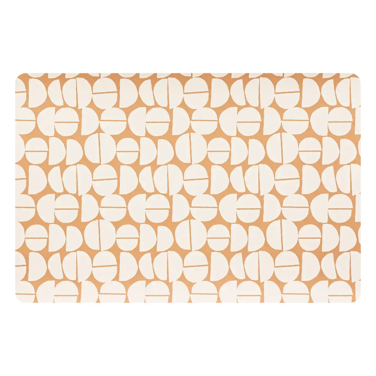 Atmosphera Vinyl Placemat (Caramel Brown, 45 x 30 x 0.25 cm)