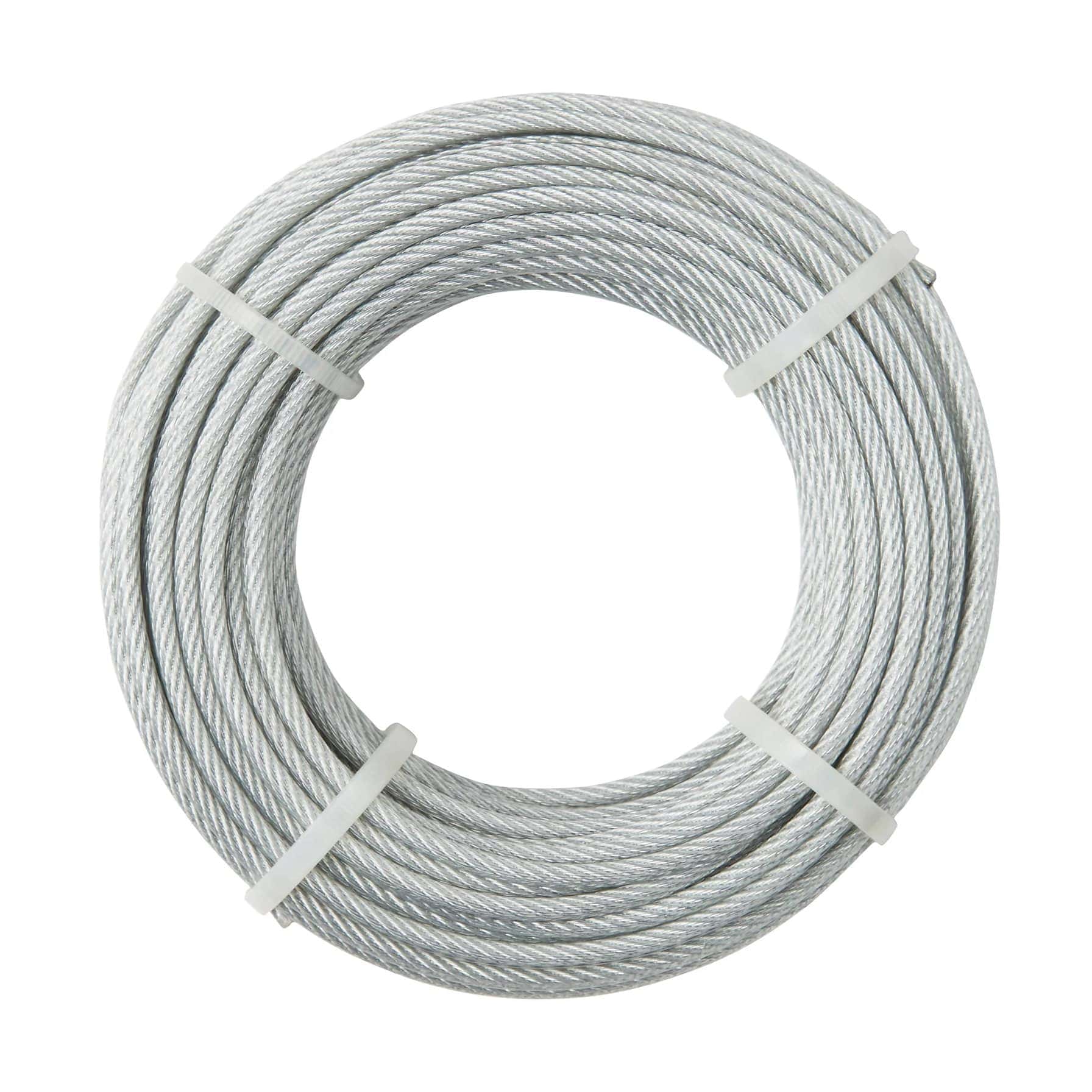 Diall Steel & PVC Cable (4 mm x 20 m)