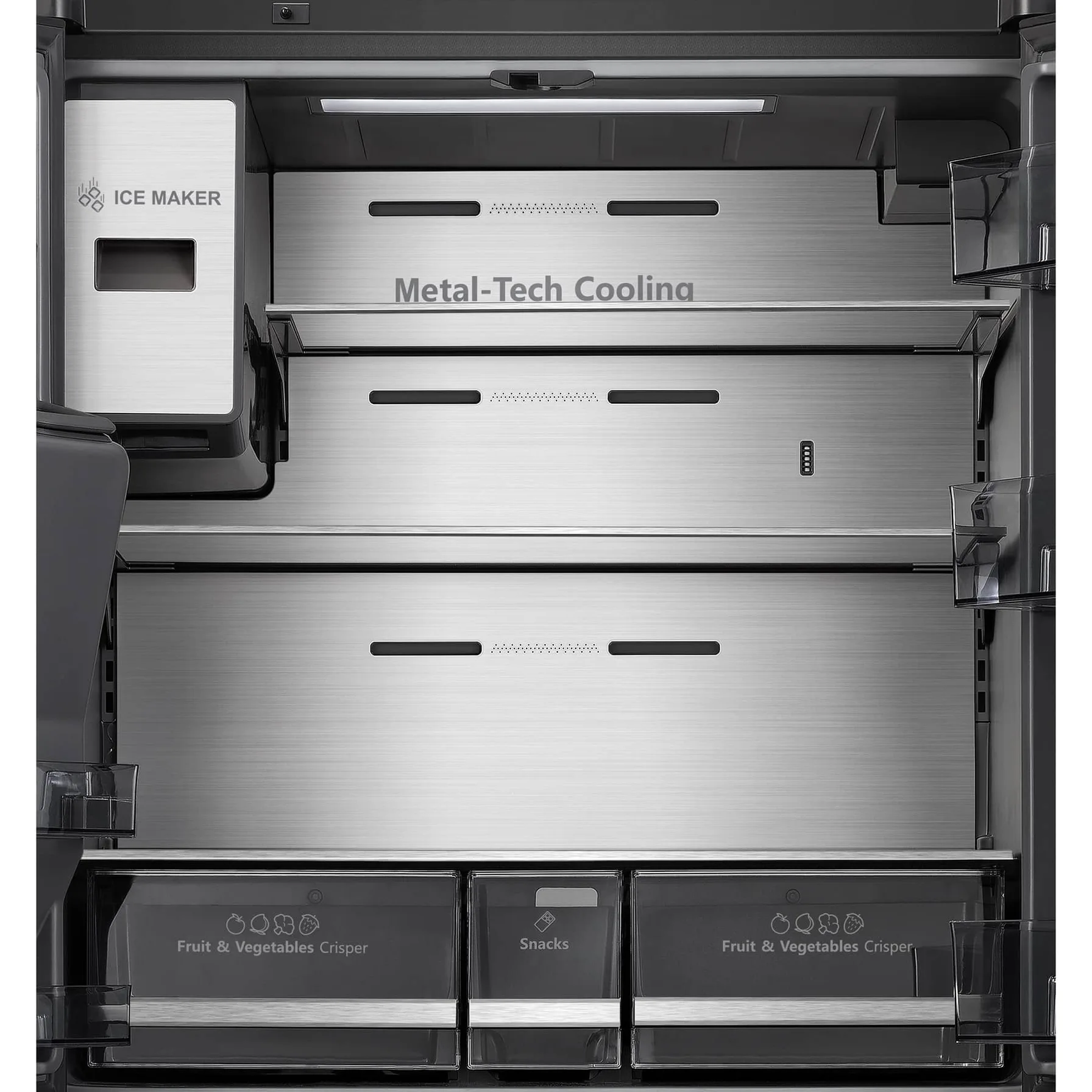 Hisense Freestanding French Door Smart Refrigerator, RQ759N4IBU1 (541 L)