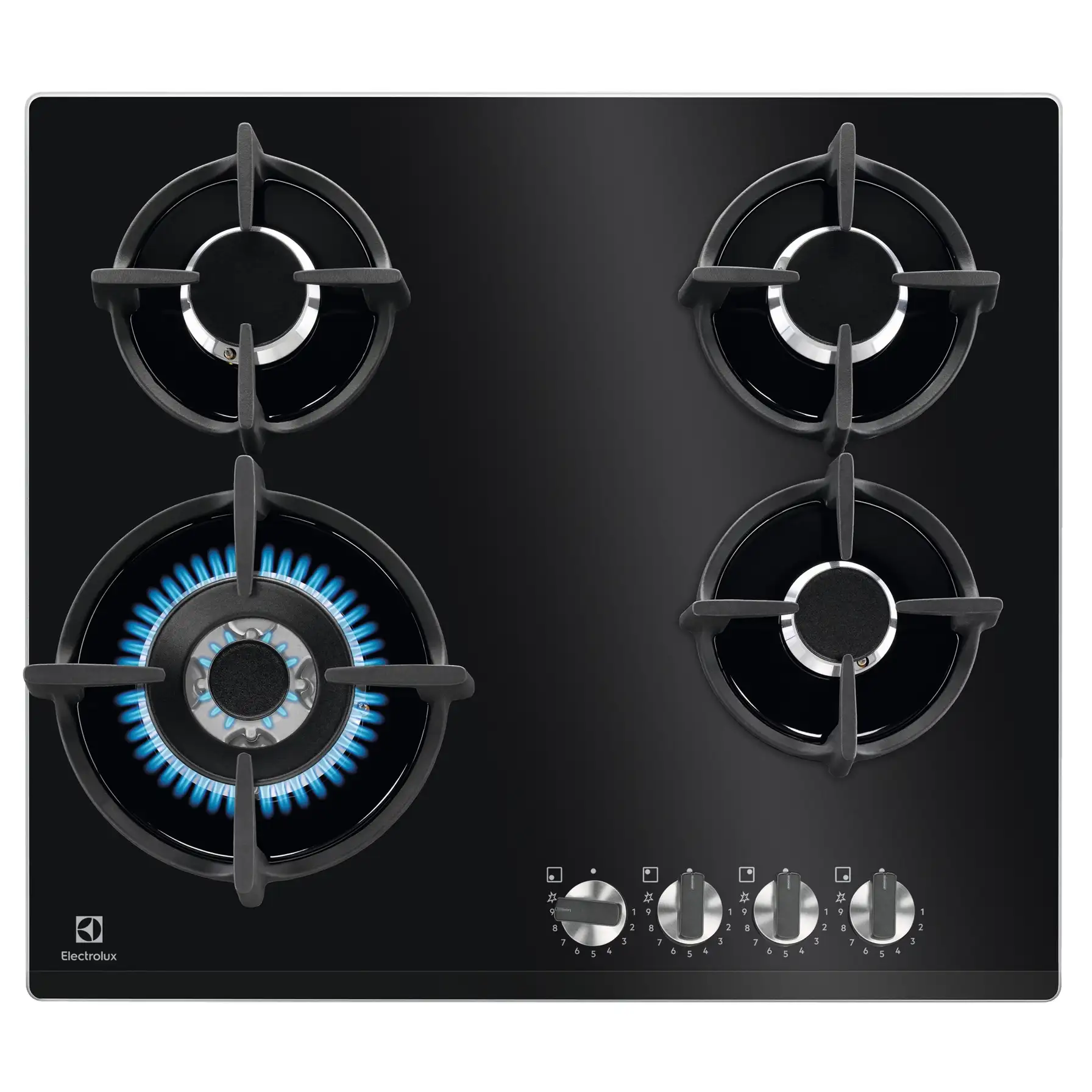 Electrolux UltimateTaste 700 Built-In 4-Burner Gas Hob, KGG64376K (59 x 52 x 6.1 cm)