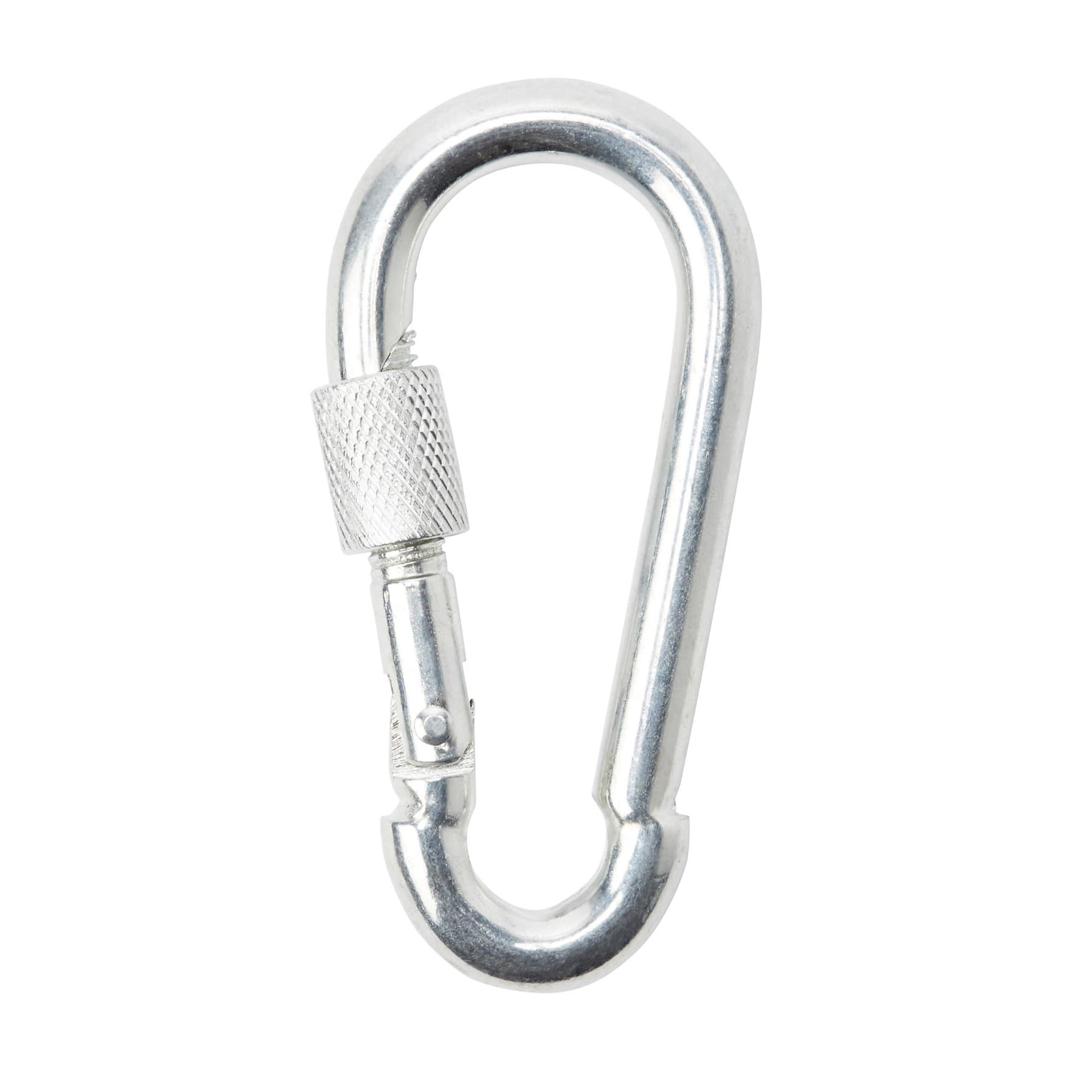 Diall Zinc-Plated Steel Screwed Snap Hook (8 x 80 mm)
