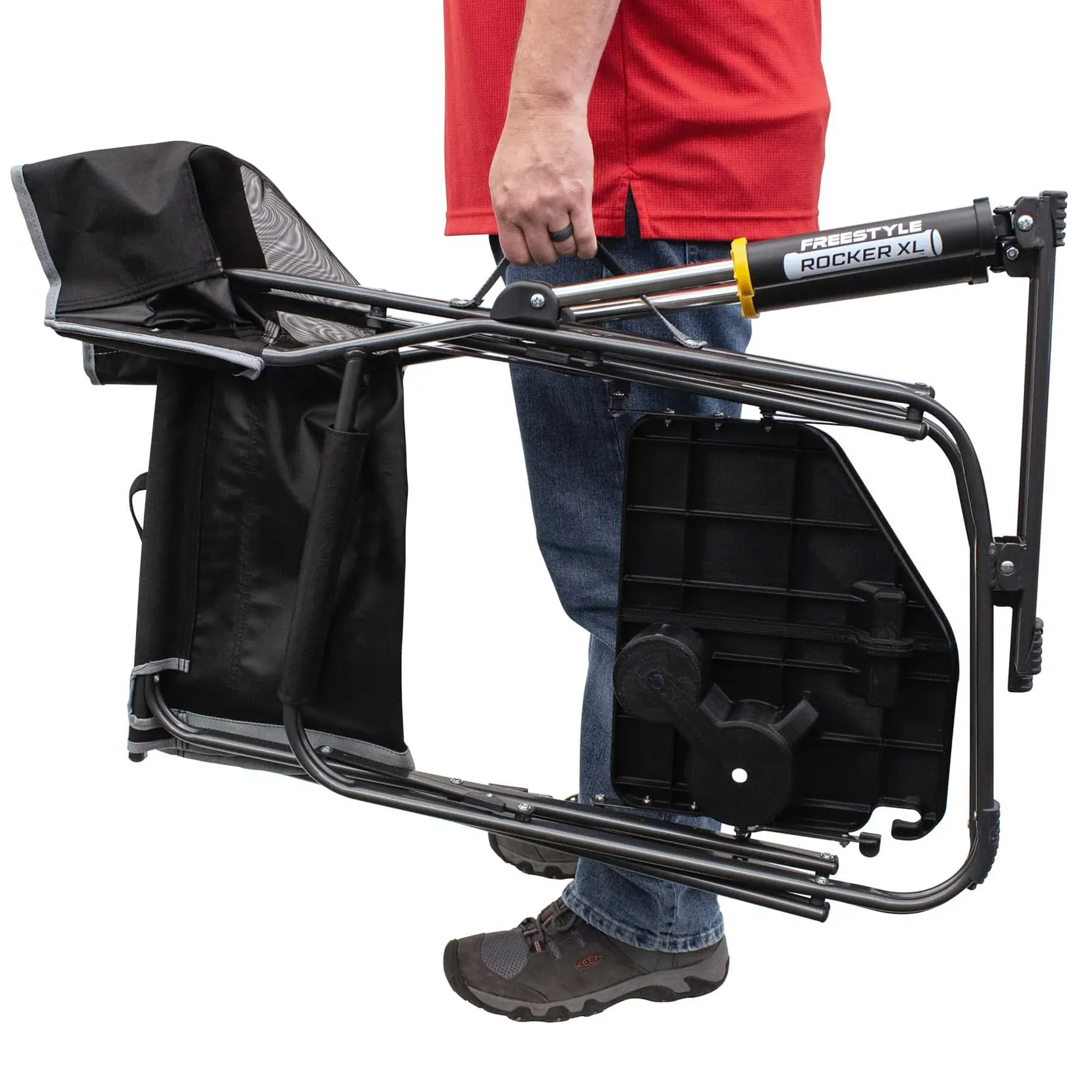 GCI Freestyle Rocker XL W/Side Table (65.02 x 67.06 x 88.39 cm, Black)