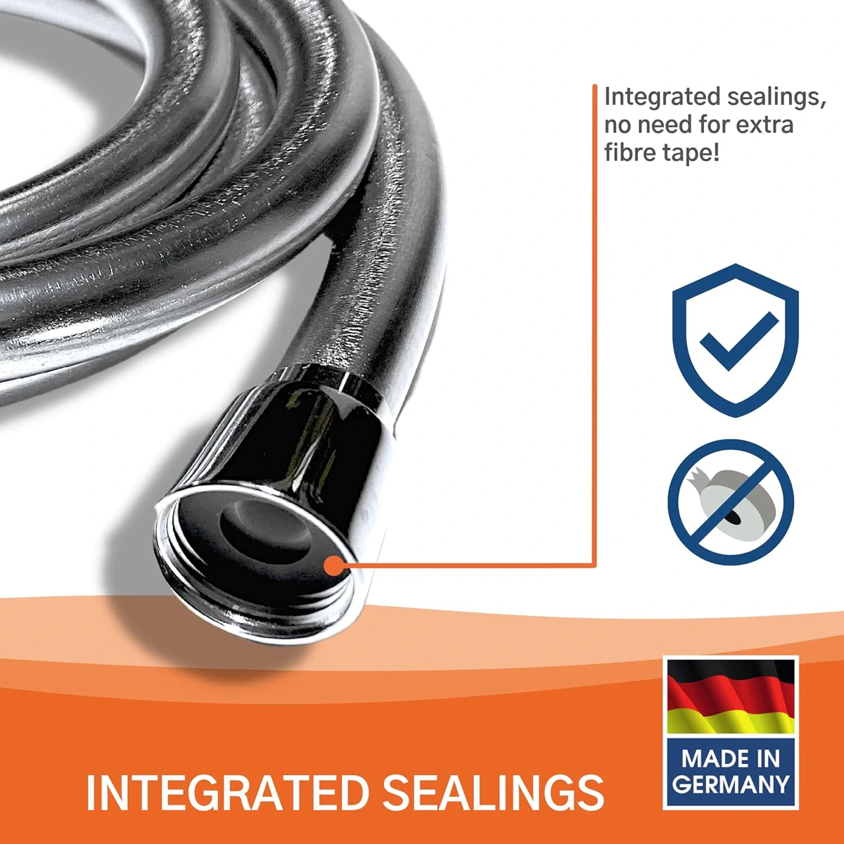 Kistenmacher Ramoeasy PVC Shower Hose (125 cm)