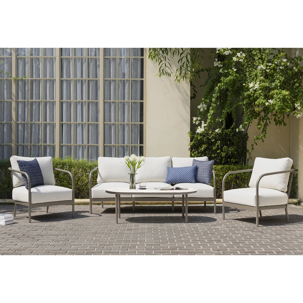 Forte 5-Seater Aluminum Outdoor Sofa Set 