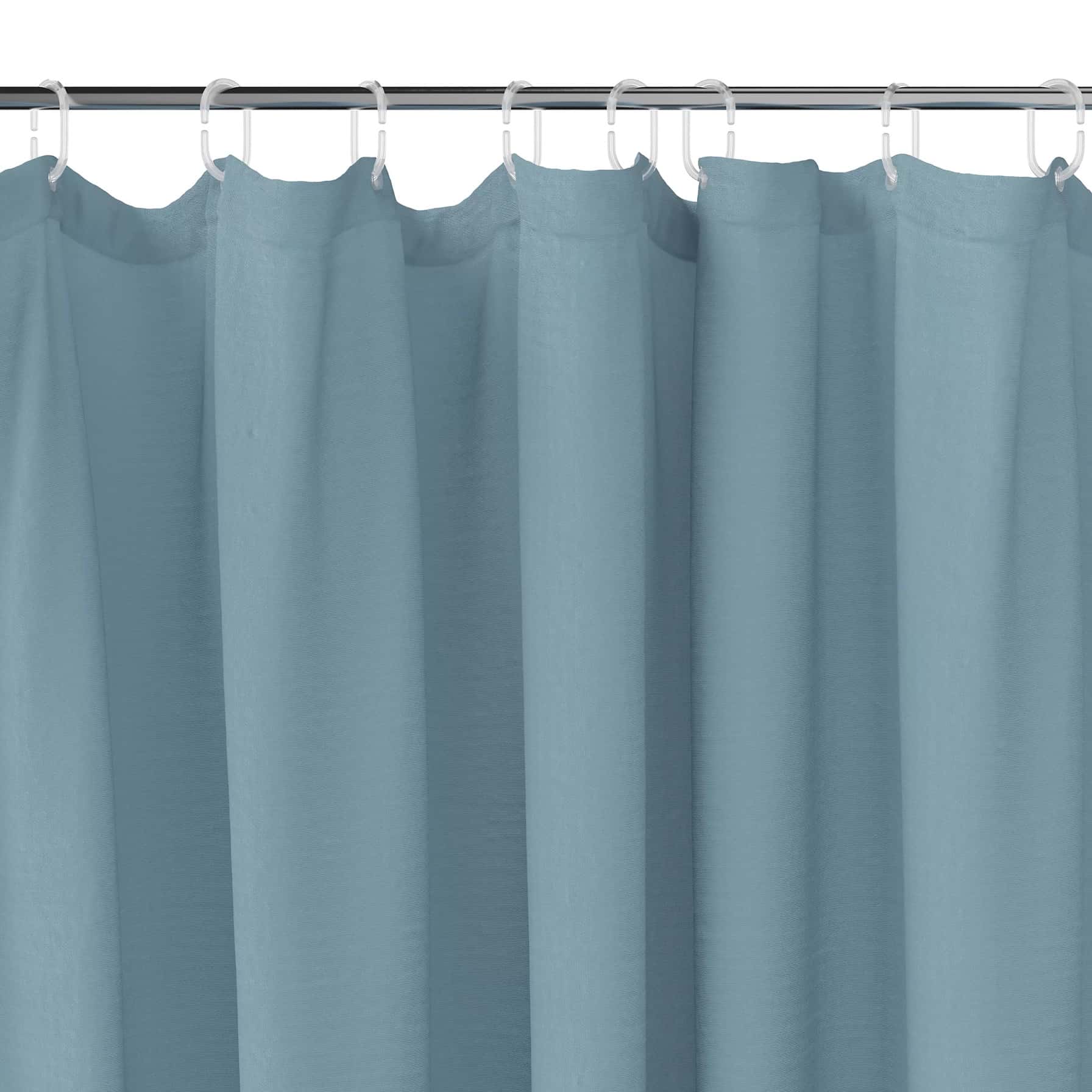 GoodHome Kina Polyester Shower Curtain (1800 x 1800 mm) 