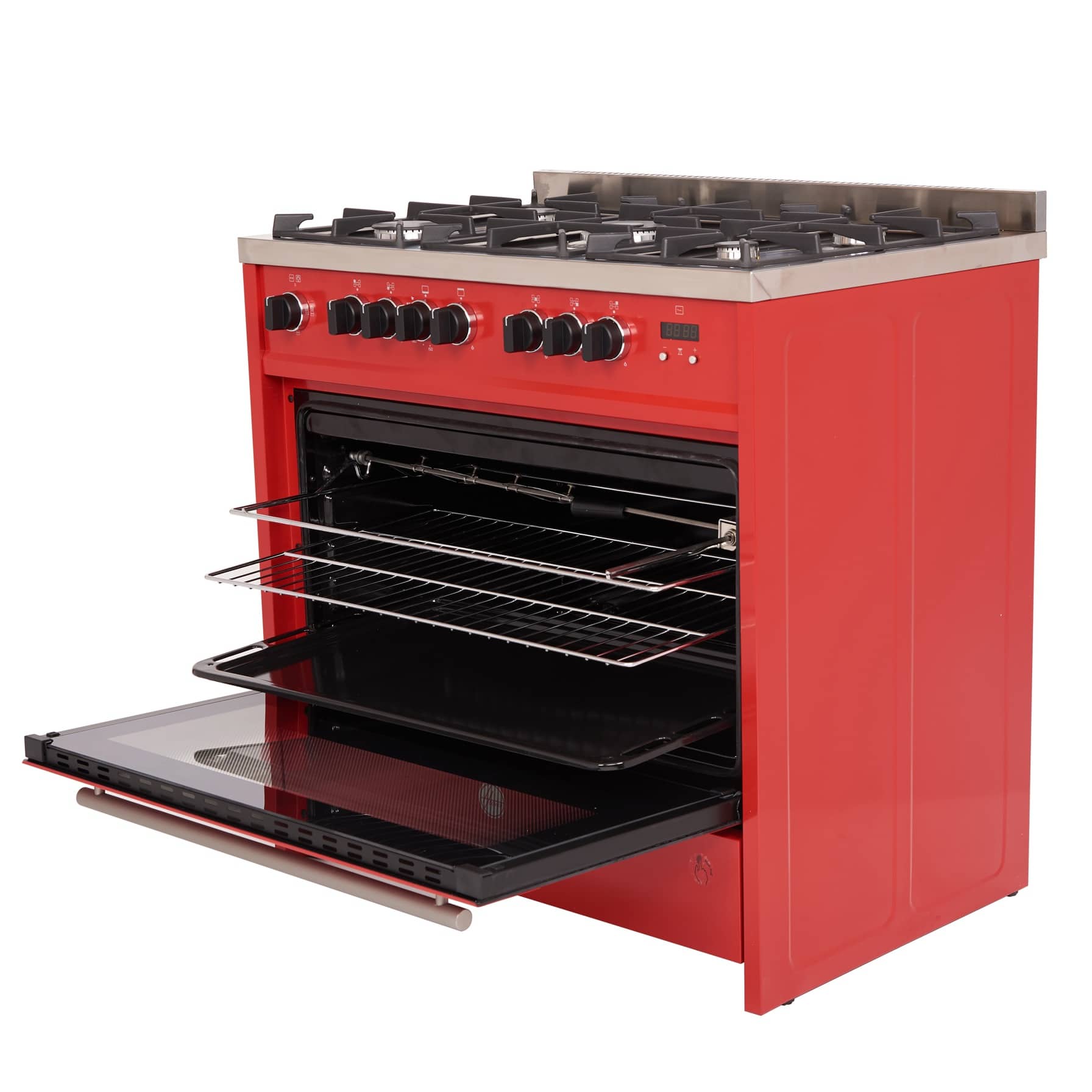 Hoover Freestanding 5-Burner Full Gas Cooker, HGC-M95G-01R (85 x 90 x 60 cm)