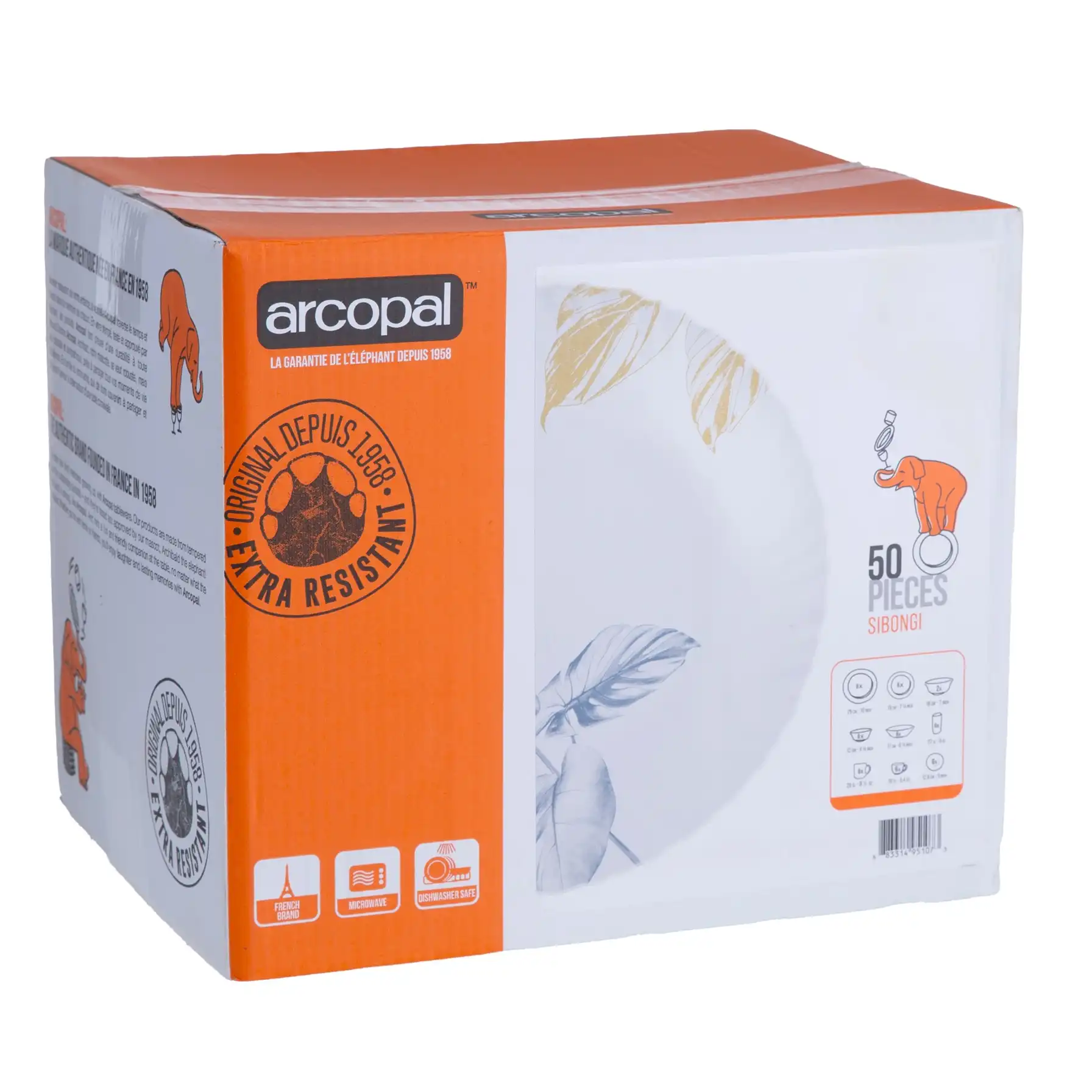 Arcopal Sibongi Dinner Set (50 Pc.)