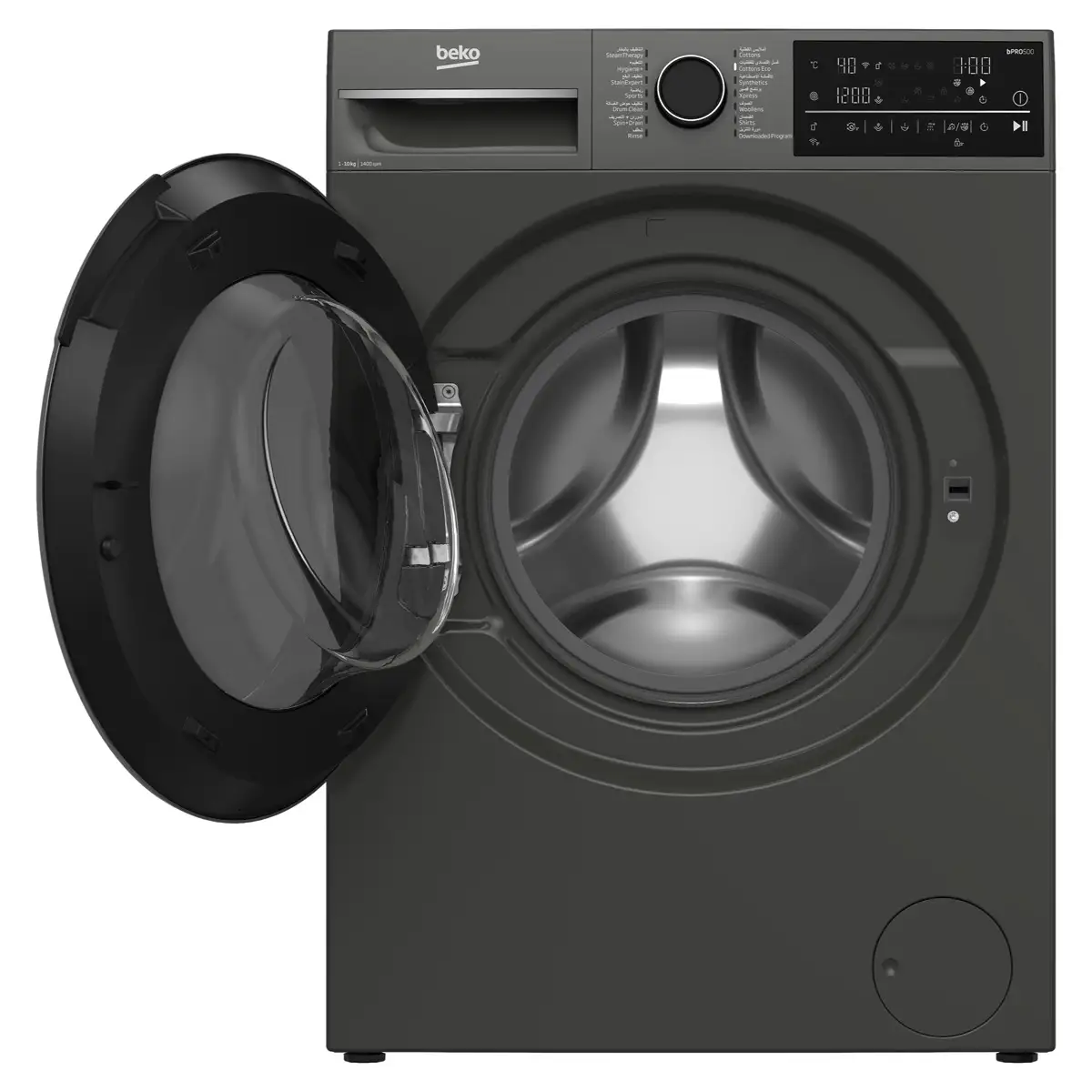 Beko Freestanding 10 Kg Front Load Washing Machine, WTE1014XM (1400 RPM)