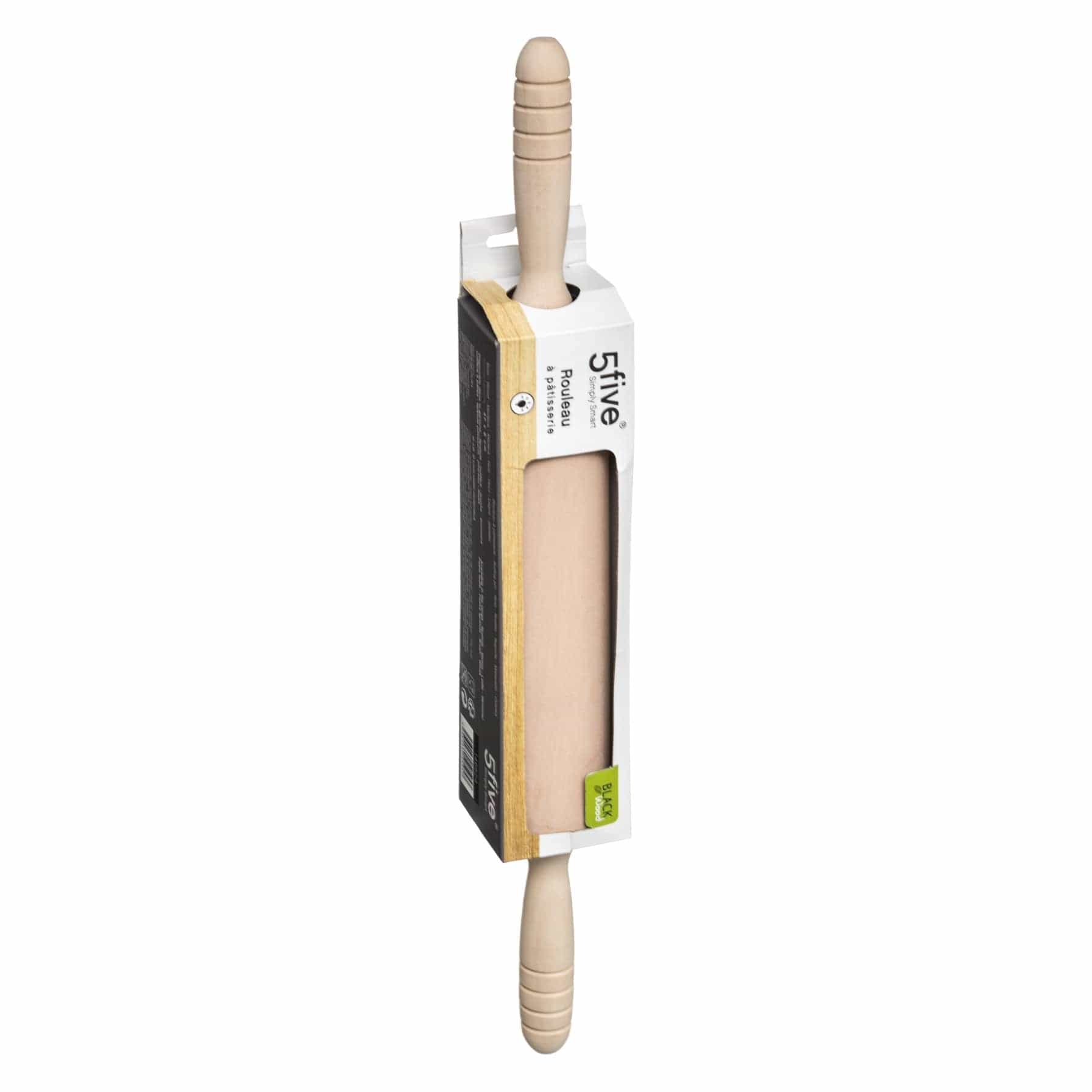 5Five Wooden Rolling Pin (47 x 6 x 5.5 cm)