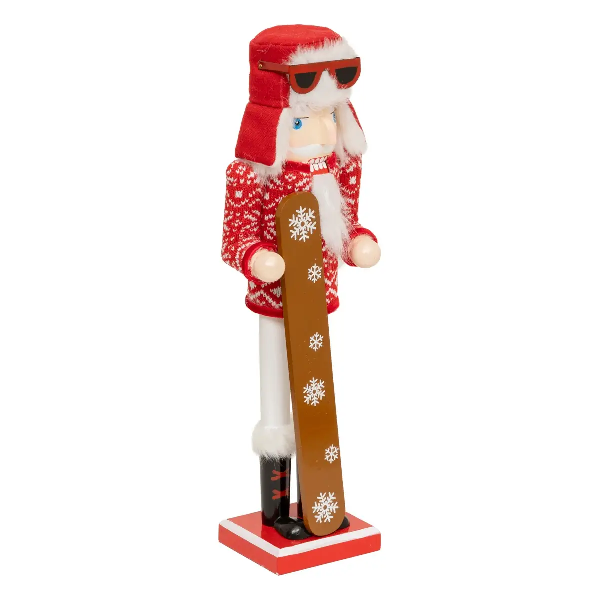 Atmosphera Skier Nutcracker Figure Decor (1 Pc, 38 cm)