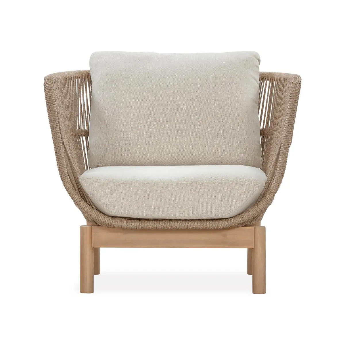 Agesta 4-Seater Acacia Wood Outdoor Sofa Set (185 x 81 x 70 cm)