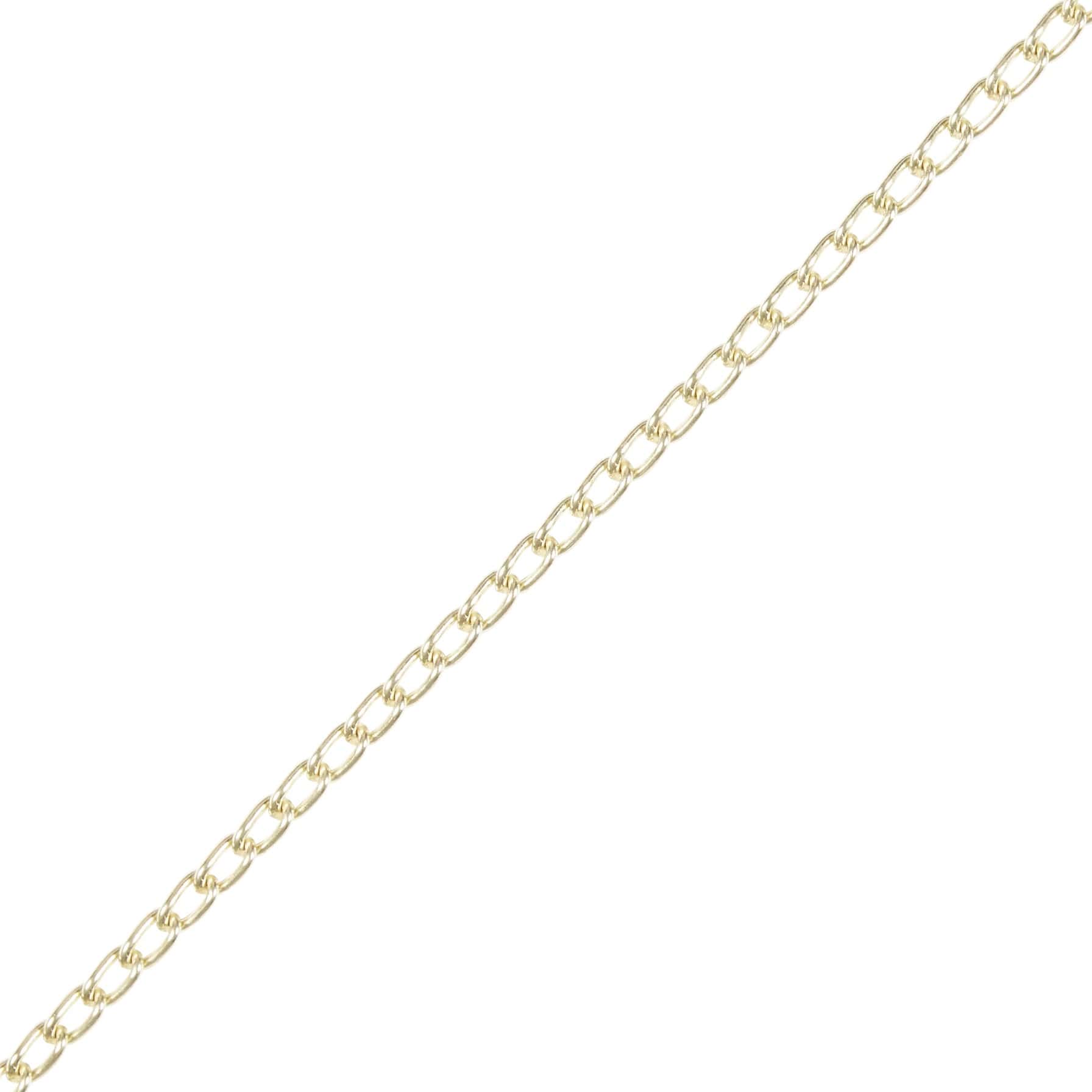 Diall Brass-Plated Steel Twist Signalling Chain (2 mm x 2.5 m)
