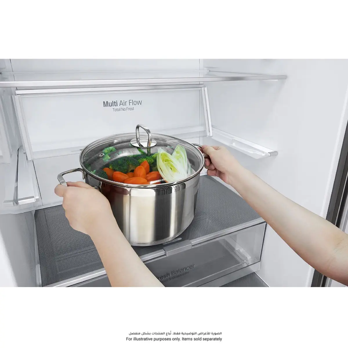 LG Freestanding Bottom Mount Refrigerator, GR-F589BLCM (341 L)