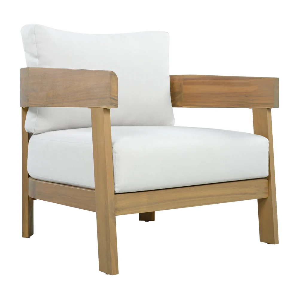 Living Accents Broome 5-Seater Acacia Wood Sofa Set (210 x 75 x 63 cm)