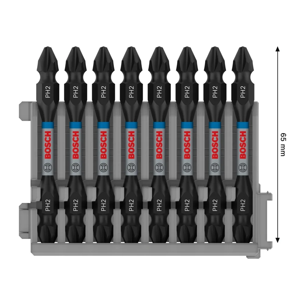 Bosch Double Ended Impact Control Bit Pack, PH2 (8 Pc.)
