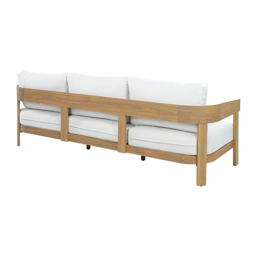 Living Accents Broome 5-Seater Acacia Wood Sofa Set (210 x 75 x 63 cm)