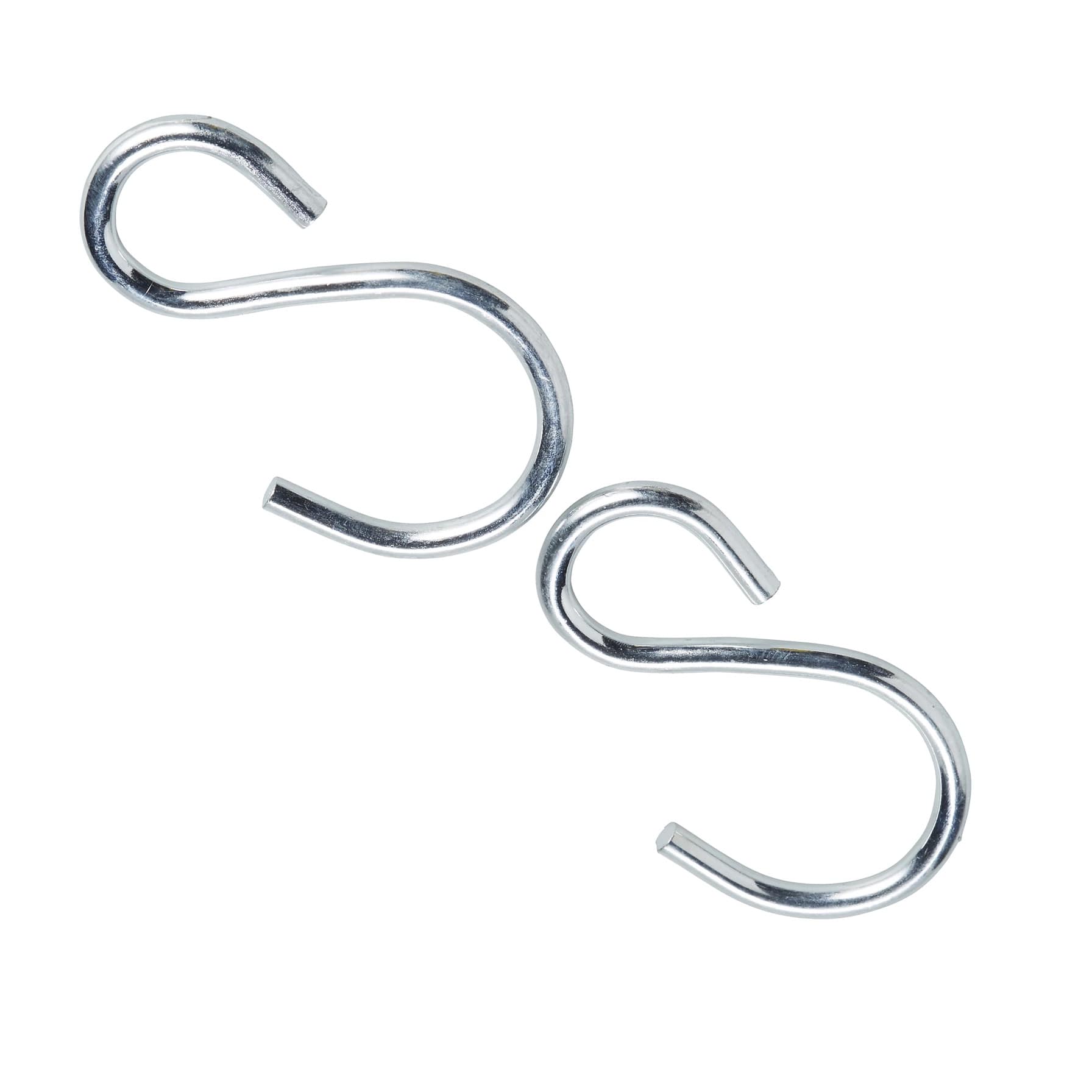 Diall Zinc-Plated Steel S-Hook Pack (5 x 75 mm, 2 Pc.)