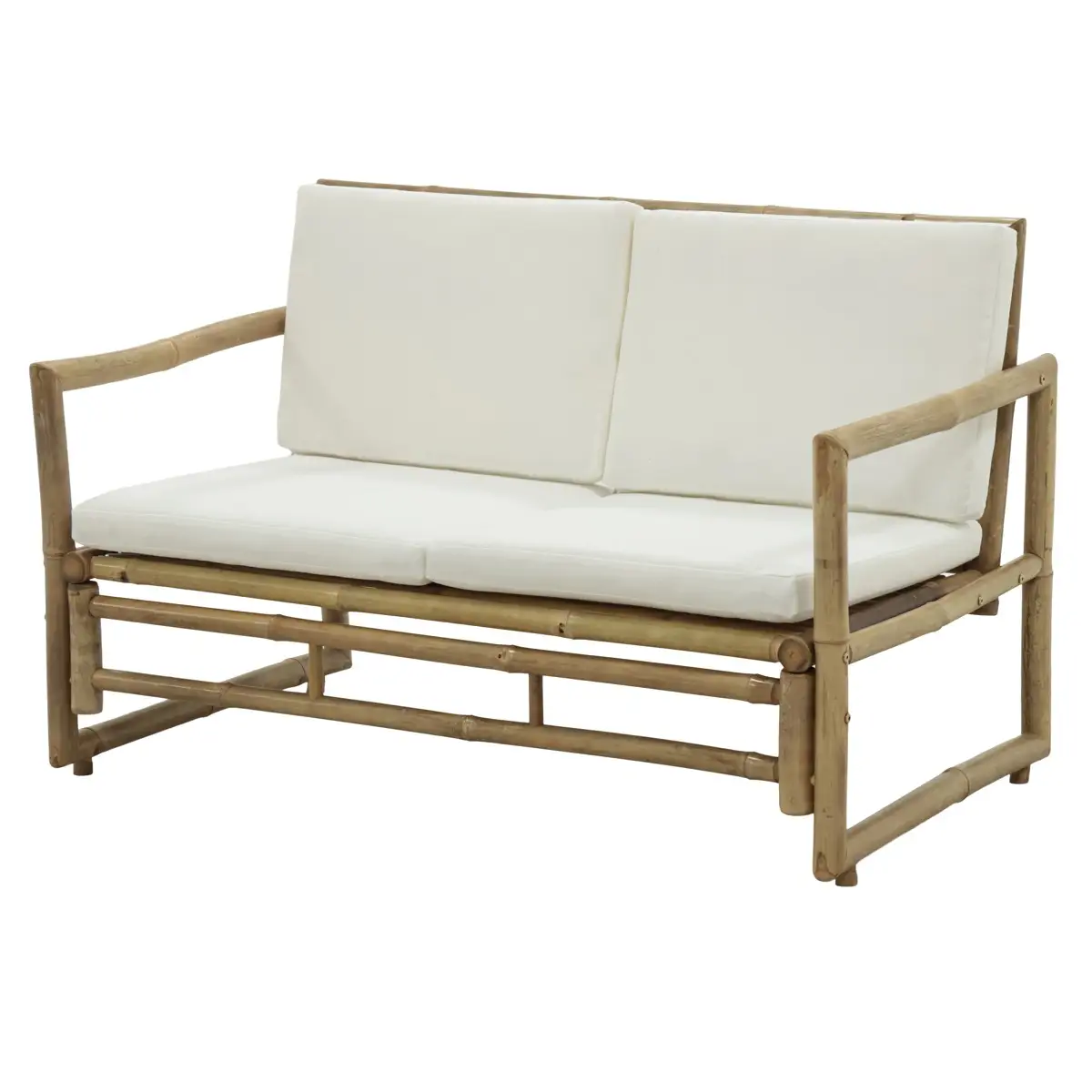 Bali 4-Seater Bamboo Outdoor Sofa Set (Beige, 113.5 x 65 x 72 cm)