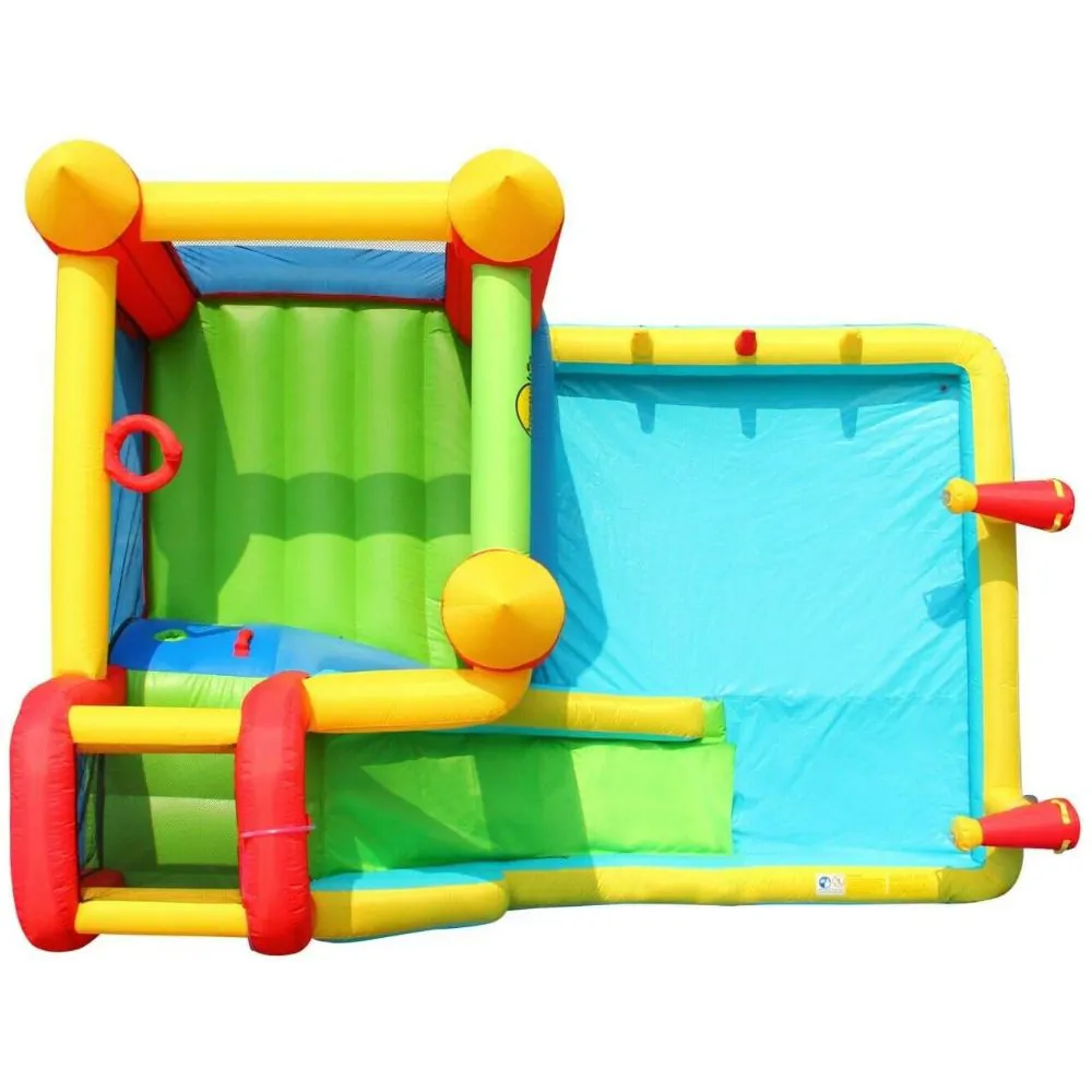 Happy Hop Jump & Splash Double Blaster (4 x 3 x 2.2 m)