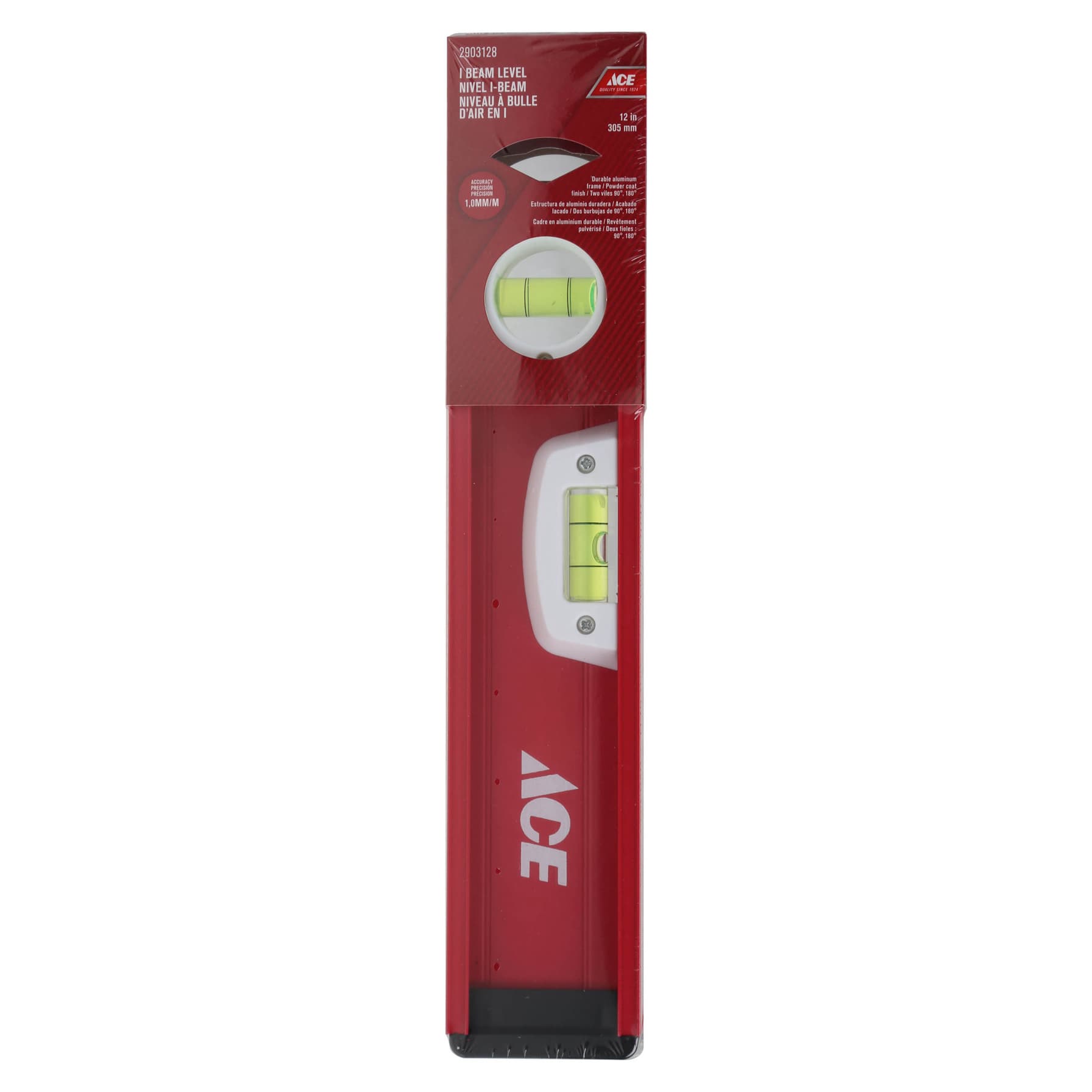 Ace Aluminum I-Beam Level (30 cm)