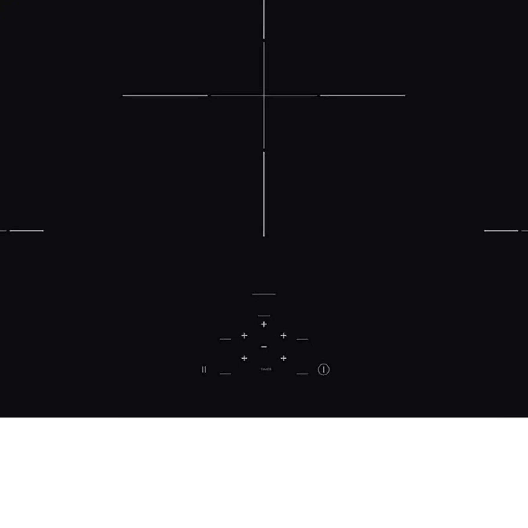 Smeg Universale Aesthetic Built-In 5 Zone Induction Hob, SI2951D (5.3 x 90 x 51 cm)