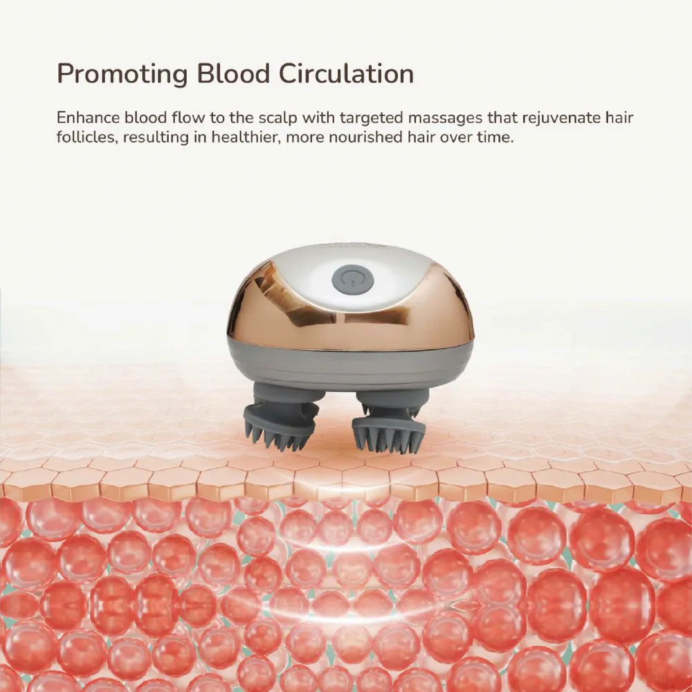 Zero Clingy Scalp Massager (Assorted Colors, 5 W)