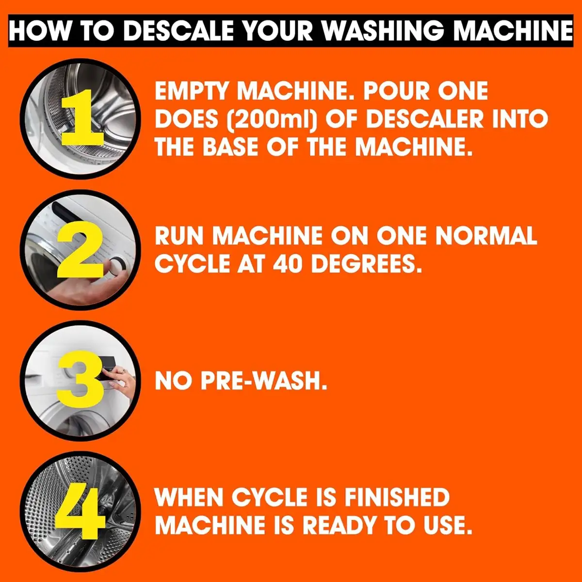 Kilrock Dishwasher & Washing Machine Descaler (0.4 L)