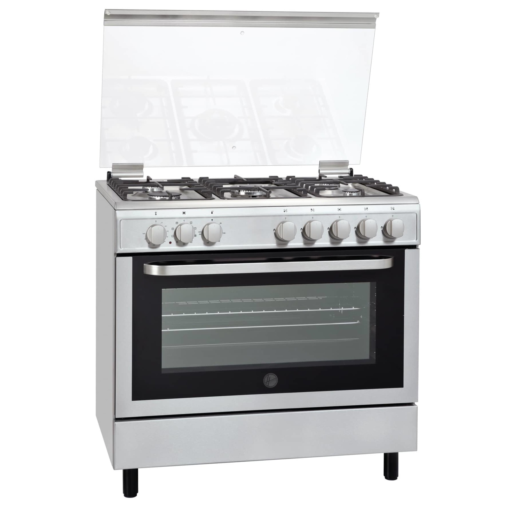 Hoover Freestanding 5-Burner Gas Cooker W/Electric Oven, FGC-90603DE (90 x 60 x 85 cm)