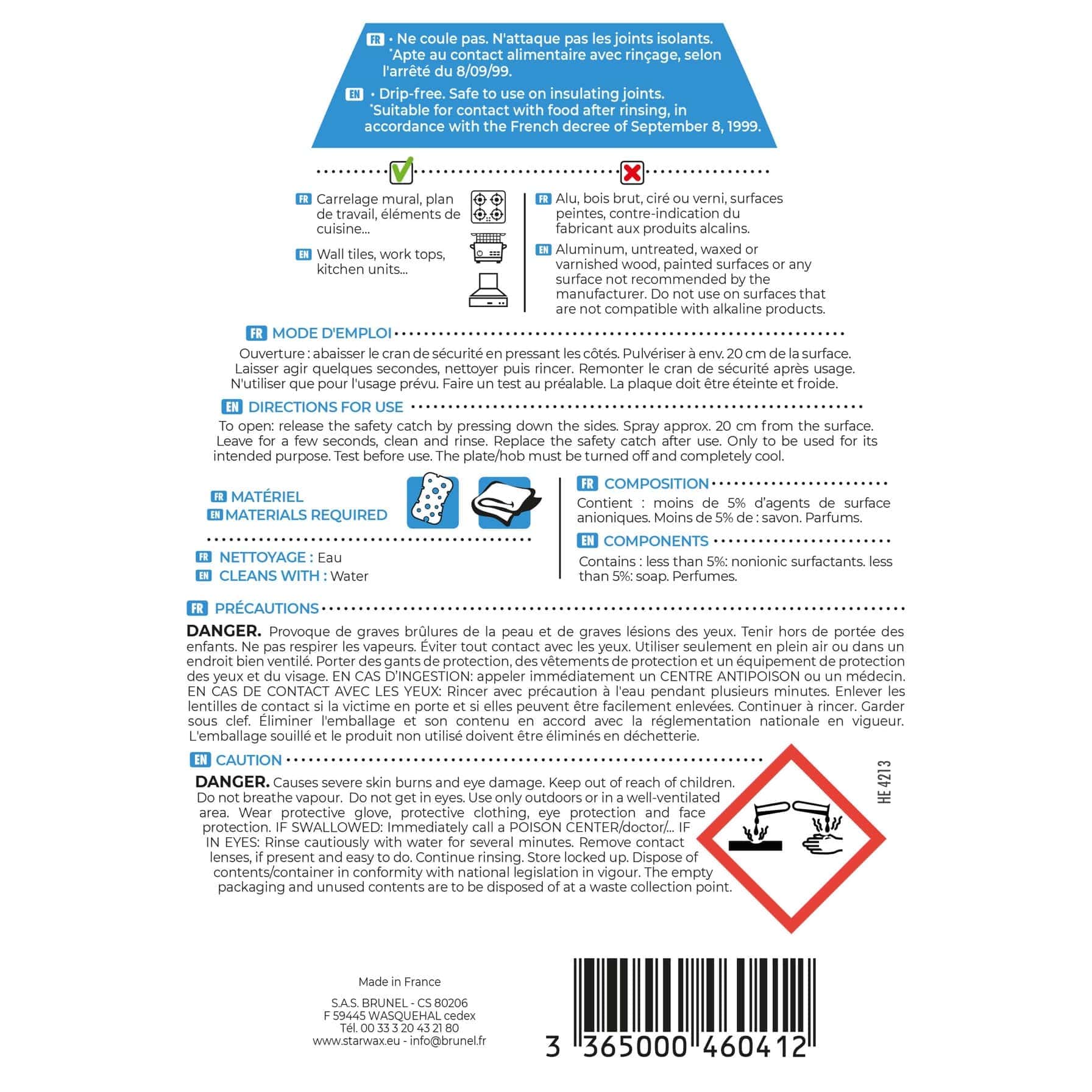 Starwax Kitchen Degreaser Spray (500 ml)