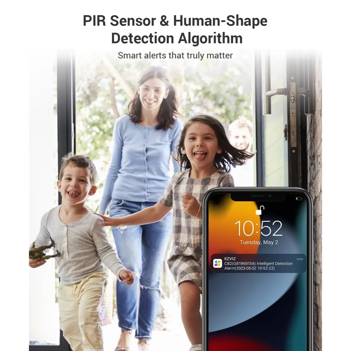 Ezviz Wi-Fi Smart Home Battery-Operated Camera, CS-CB2 (2 MP)