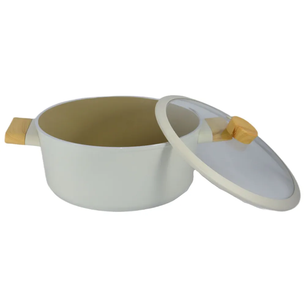 Home Maker Swiss Crystal Ceramic Non-Stick Casserole (Dia. 28 cm)