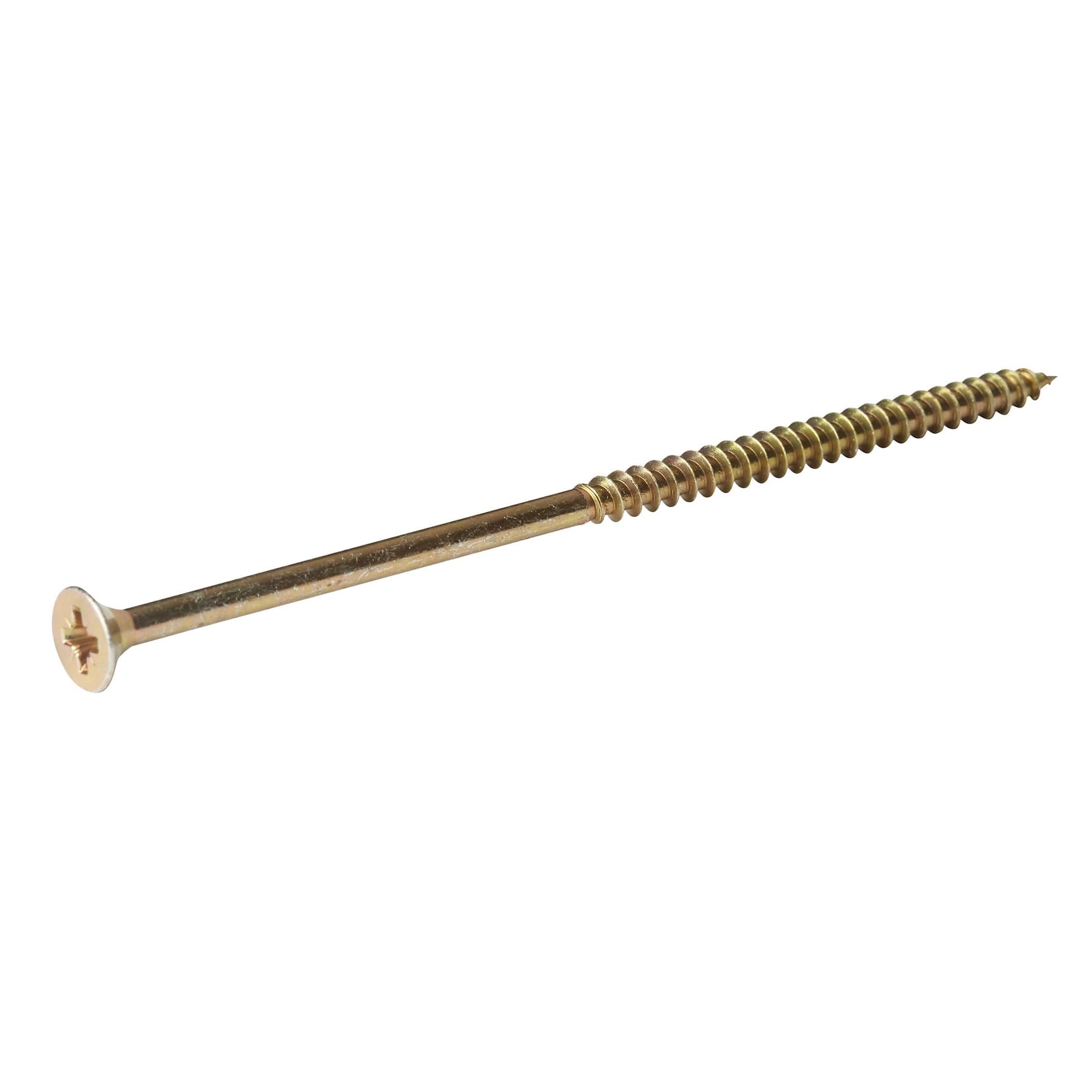 Diall Zinc-Plated Steel Pan Head Wood Screw (8 x 100 mm)