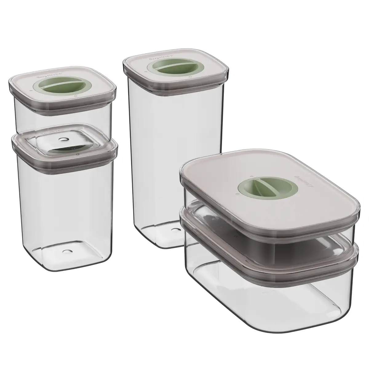 طقم علب طعام بيرغوف ليو سمارت-سيل (5 قطع)