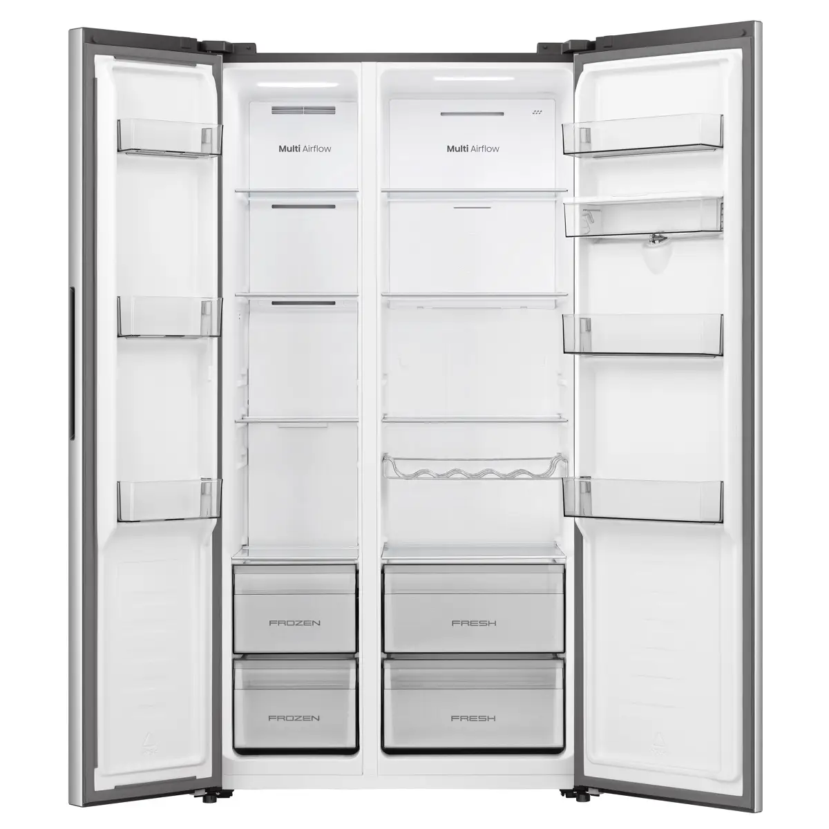 Hisense Freestanding Side-By-Side Refrigerator, RS3P725NMI (550 L)