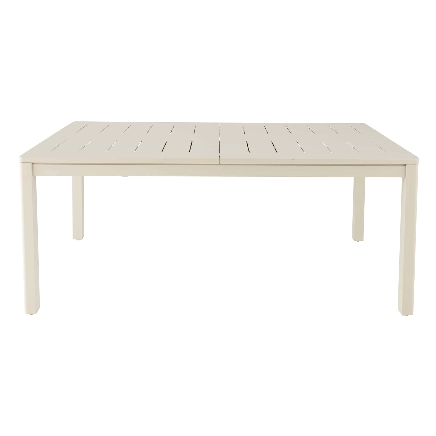Santorin Aluminium Extendable Garden Table GoodHome (180 x 100 x 75 cm)
