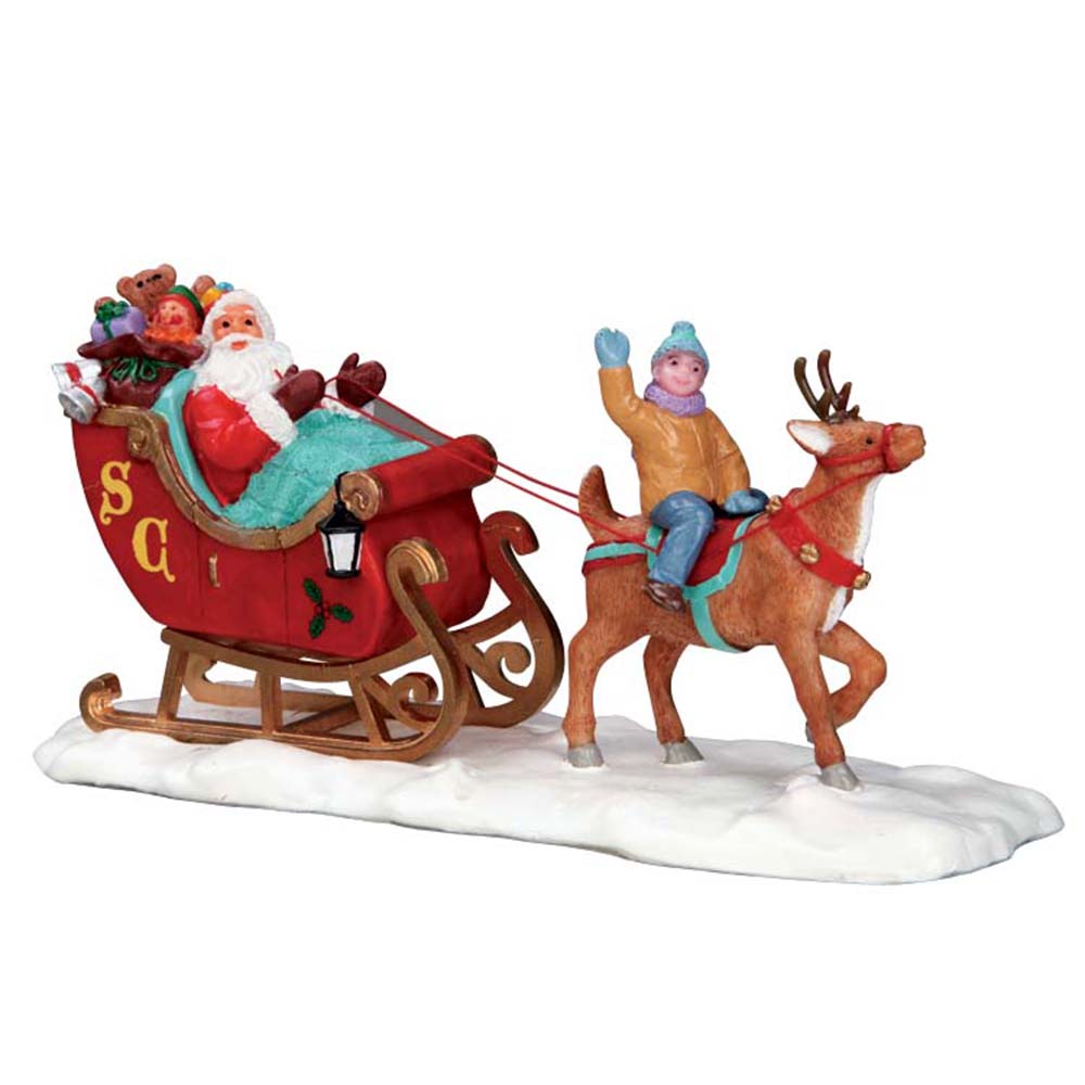 Lemax Santa's Sleigh Festive Décor (7 x 15.3 x 5.7 cm)