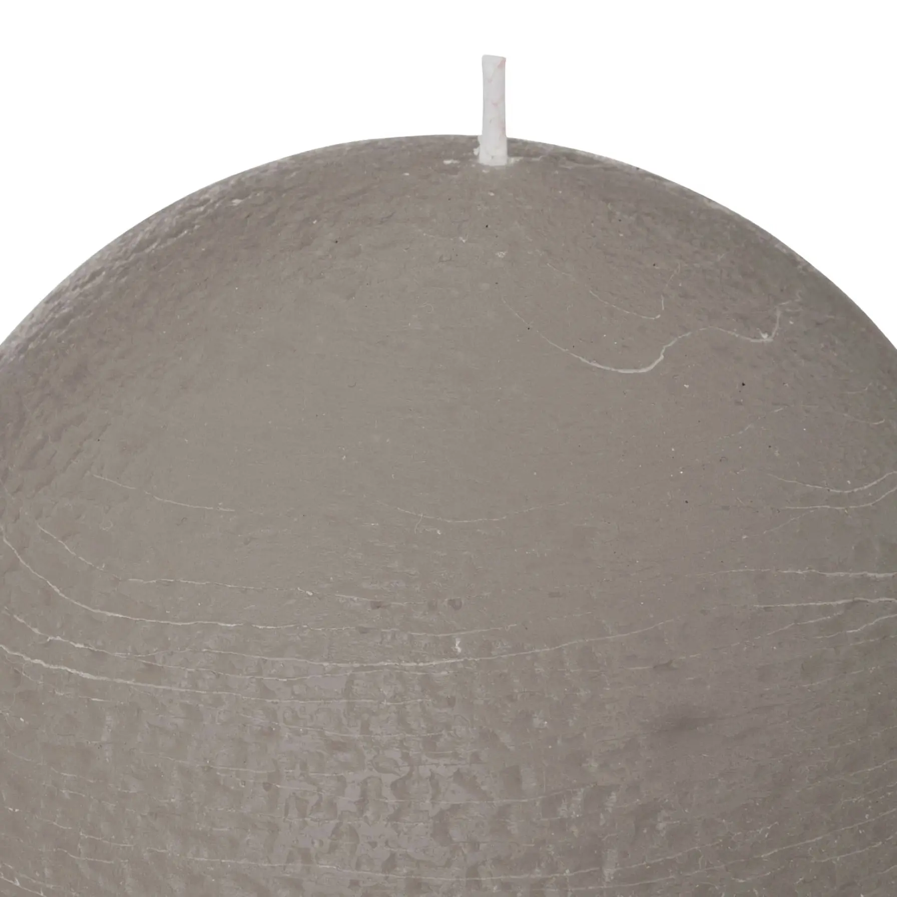 Comptoir de la Bougie Olia Rustic Wax Ball Candle (10 cm, Gray)