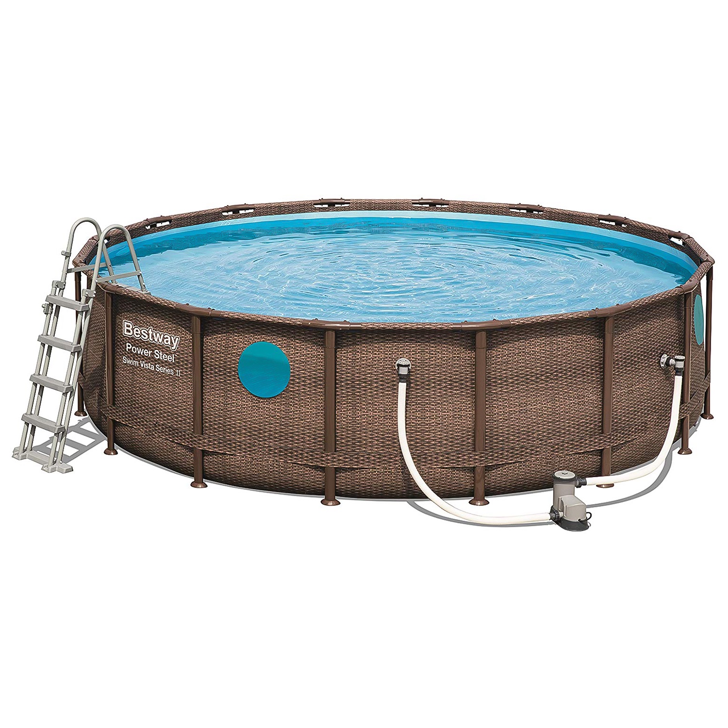 Bestway Power Steel Swim Vista Series Above Ground Pool Set (488 x 122 cm)