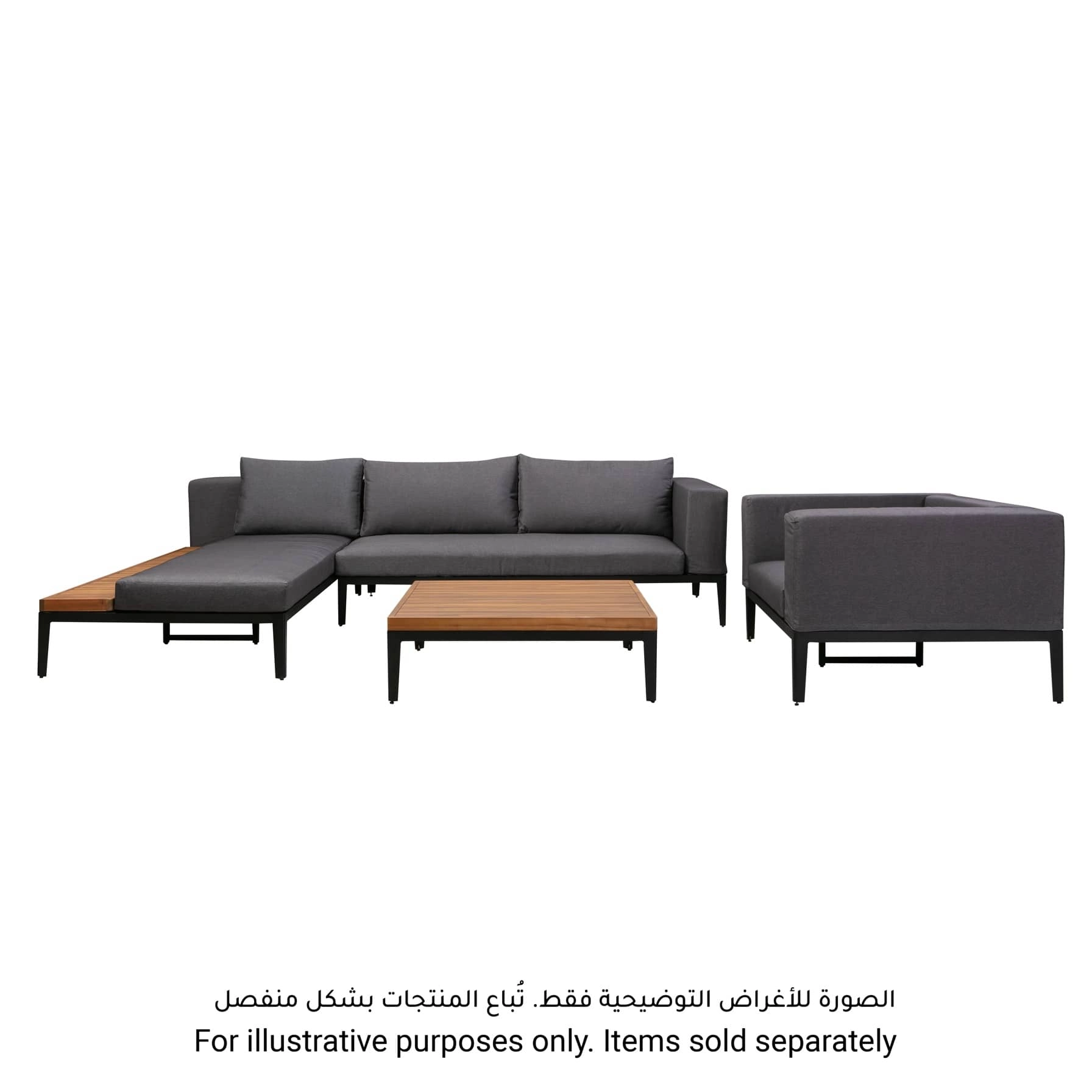 Aruba Deluxe Aluminium Armchair W/Cushion Generic (130 x 100 x 72 cm)