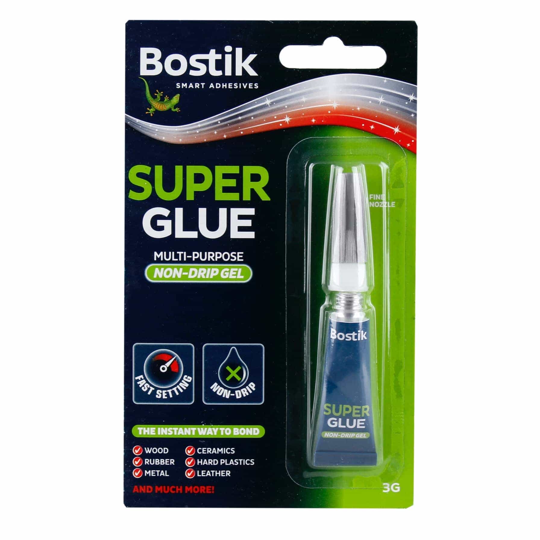 Bostik Multi-Purpose Non-Drip Gel Super Glue (3 g)