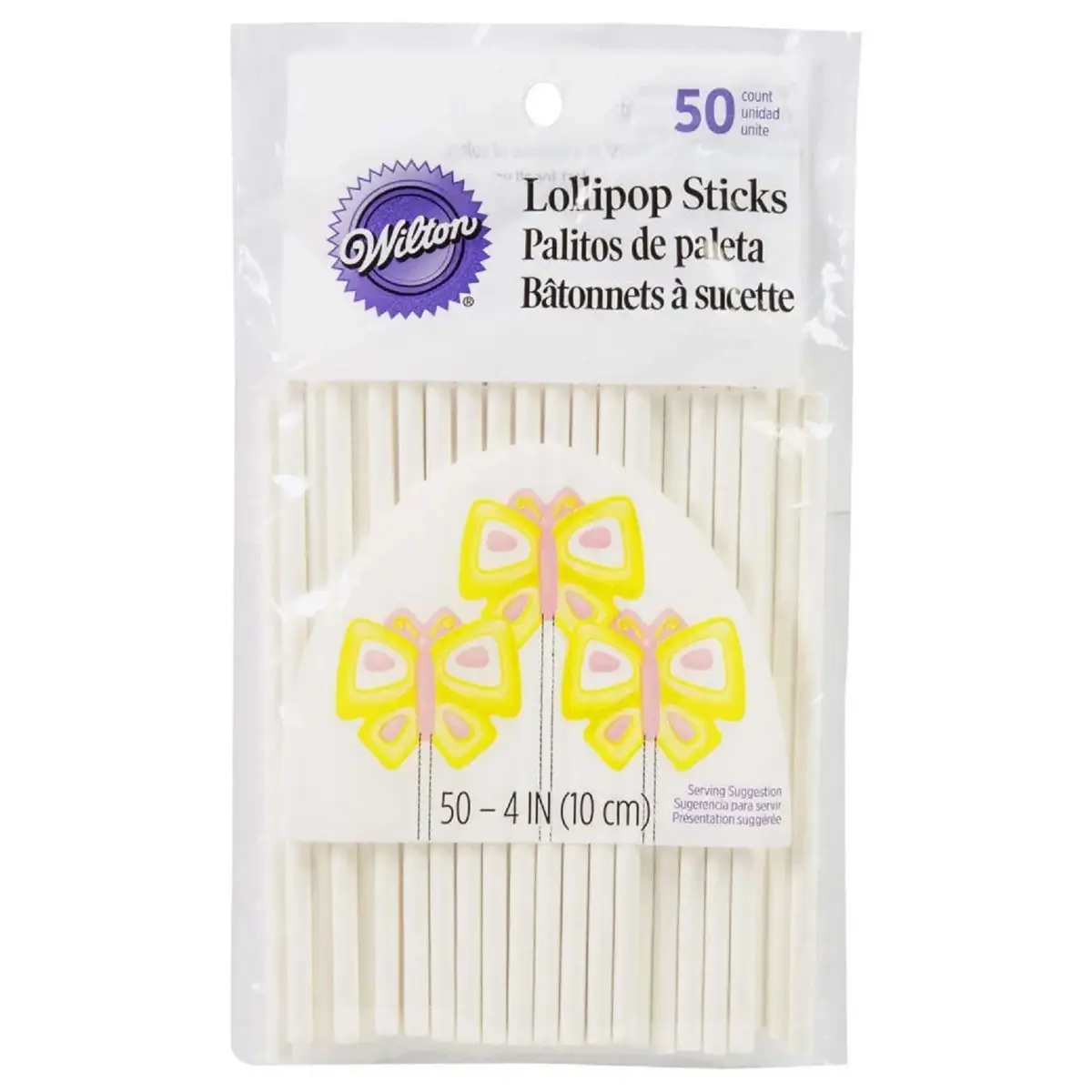 Wilton Lollipop Sticks (10.16 cm, 50 Pc.)