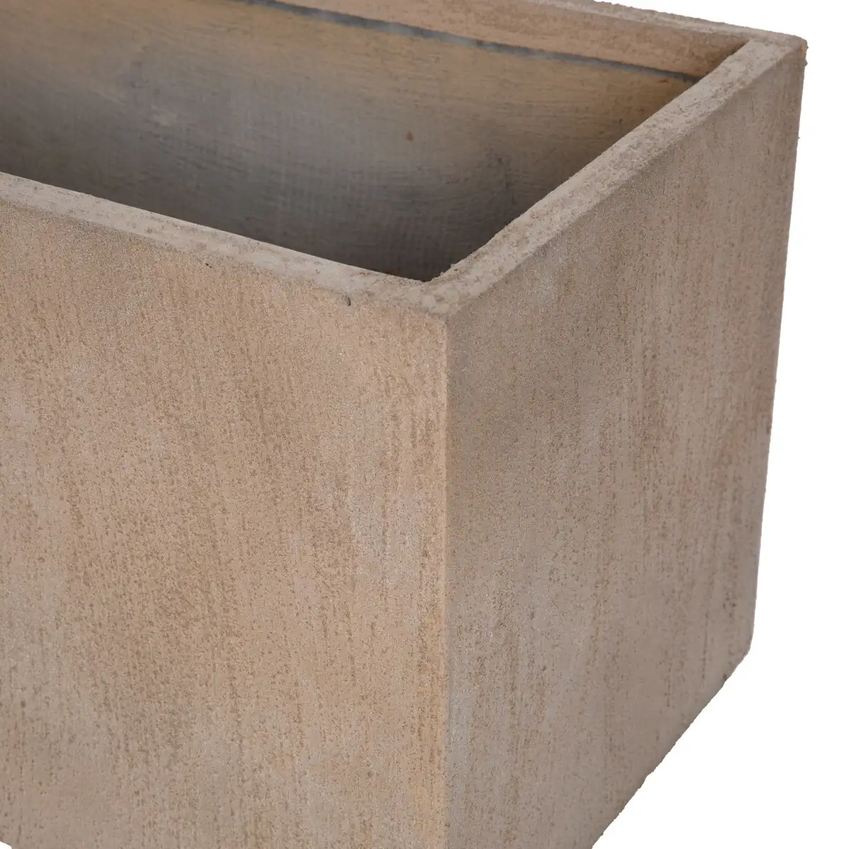 Texas Bigular Fiber Clay Plant Pot (80 x 40 x 40 cm, Sand)